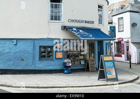 La Chough Bakery à Padstow, Cornwall. Banque D'Images