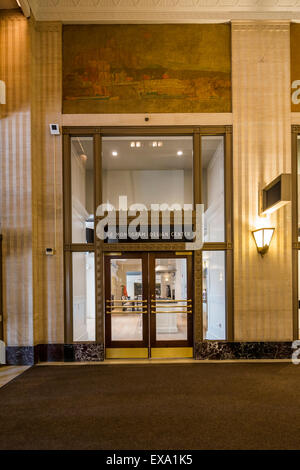 Hall de l'Merchandise Mart, Chicago, Illinois, États-Unis Banque D'Images