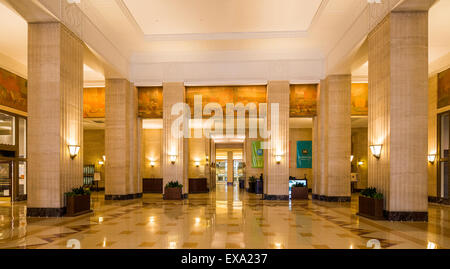 Hall de l'Merchandise Mart, Chicago, Illinois, États-Unis Banque D'Images