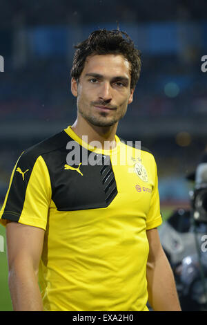 Kanagawa, Japon. 7 juillet, 2015. Mats Hummels (Dortmund) Football/soccer : Mats Hummels de Borussia Dortmund avant le match amical de pré-saison entre Kawasaki Frontale 0-6 Borussia Dortmund Borussia Dortmund lors de la Tournée 2015 de l'Asie à Todoroki Stadium à Kanagawa, Japon . © EXTRÊME-ORIENT PRESSE/AFLO/Alamy Live News Banque D'Images