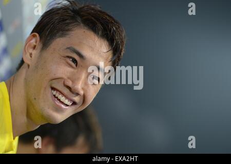 Kanagawa, Japon. 7 juillet, 2015. Shinji Kagawa (Dortmund) Football/soccer : Shinji Kagawa de Borussia Dortmund après la pré-saison match amical entre Kawasaki Frontale 0-6 Borussia Dortmund Borussia Dortmund lors de la Tournée 2015 de l'Asie à Todoroki Stadium à Kanagawa, Japon . © EXTRÊME-ORIENT PRESSE/AFLO/Alamy Live News Banque D'Images