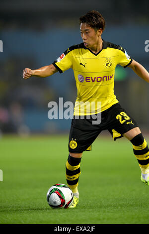 Kanagawa, Japon. 7 juillet, 2015. Shinji Kagawa (Dortmund) Football/soccer : Borussia Dortmund Asia Tour 2015, pré-saison match amical entre Kawasaki Frontale 0-6 Borussia Dortmund à Todoroki Stadium à Kanagawa, Japon . © EXTRÊME-ORIENT PRESSE/AFLO/Alamy Live News Banque D'Images