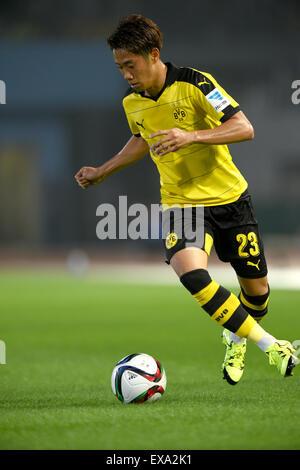 Kanagawa, Japon. 7 juillet, 2015. Shinji Kagawa (Dortmund) Football/soccer : Borussia Dortmund Asia Tour 2015, pré-saison match amical entre Kawasaki Frontale 0-6 Borussia Dortmund à Todoroki Stadium à Kanagawa, Japon . © EXTRÊME-ORIENT PRESSE/AFLO/Alamy Live News Banque D'Images