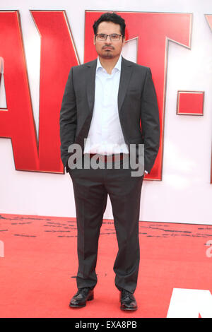 Michael Pena arrivant pour la première européenne de Ant-Man, à l'Odeon Leicester Square, Londres. 08/07/2015/photo alliance Banque D'Images