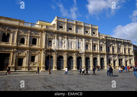 Ayuntamiento, Plaza de San Francisco, Séville, Andalousie, Espagne, Europe Banque D'Images