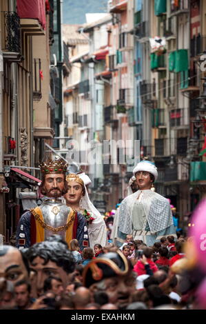 Festival de San Fermin, Pamplona, Navarra, Espagne, Europe Banque D'Images