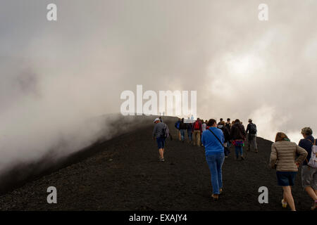 Le mont Etna, Sicile Banque D'Images