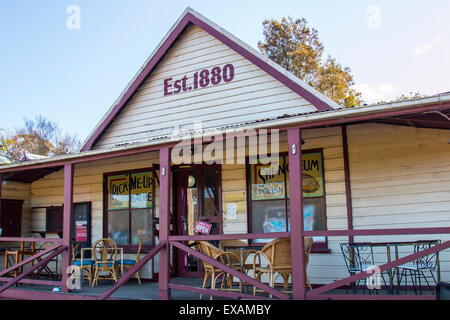 Ancien magasin à Barrengarry, Kangaroo Valley, New South Wales, Australie, également connu sous le nom de Kangaroo Valley Pie Shop. 1880 Banque D'Images