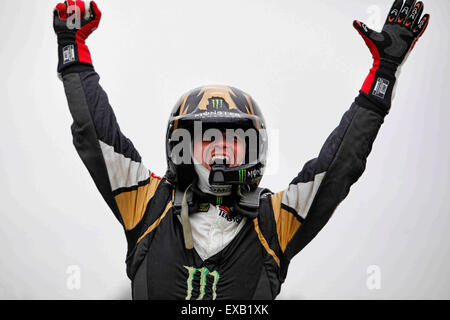 Lydden Hill, Canterbury, Kent, UK. 25 mai, 2015. La WRX Championnats du monde organisés à circuit Lydden Hill. 01- Petter Solberg - SDRX - Citroen DS3 © Plus Sport Action/Alamy Live News Banque D'Images