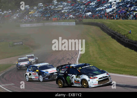 Lydden Hill, Canterbury, Kent, UK. 25 mai, 2015. La WRX Championnats du monde organisés à circuit Lydden Hill. 01- Petter Solberg - SDRX - Citroen DS3 © Plus Sport Action/Alamy Live News Banque D'Images