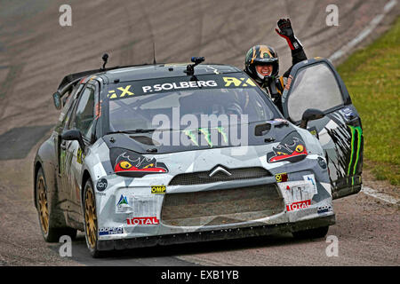 Lydden Hill, Canterbury, Kent, UK. 25 mai, 2015. La WRX Championnats du monde organisés à circuit Lydden Hill. 01- Petter Solberg - SDRX - Citroen DS3 © Plus Sport Action/Alamy Live News Banque D'Images