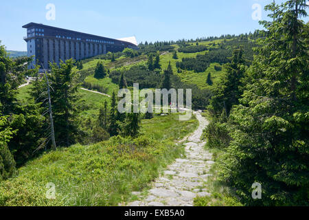 Labska bouda, Zlate Navrsi, Krkonose, Elbe pré, NP monts des Géants, République Tchèque Banque D'Images