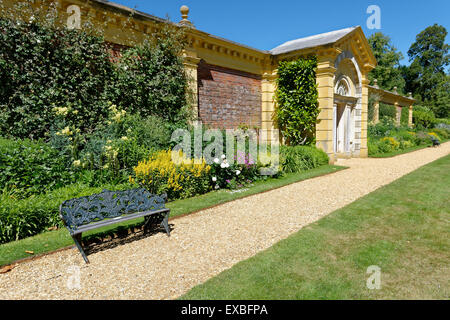 Osbourne House, jardin clos, à l'Est Cowes (île de Wight, Angleterre Banque D'Images