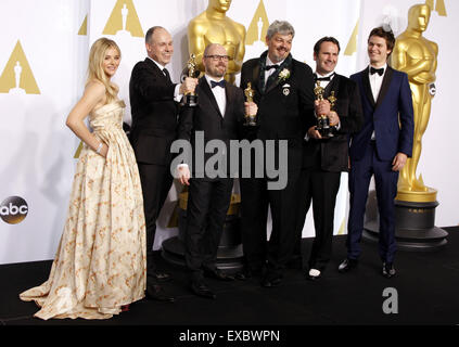 Chloe Grace Moretz, Paul Franklin, Andrew Lockley, Ian Hunter et Scott R. Fisher et Ansel Elgort Banque D'Images