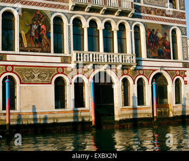 Palazzo Barbarigo, Venise, Italie Banque D'Images