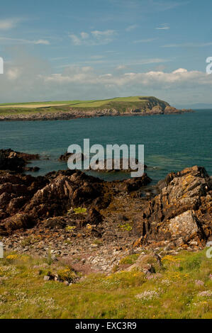 Isle de Whithorn littoral Banque D'Images