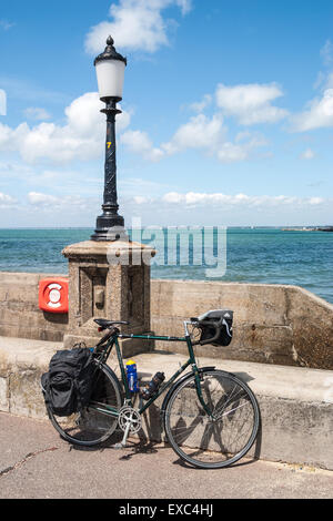 Vélos de cyclotourisme - Ryde, l'île de Wight, Royaume-Uni Banque D'Images