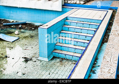 Partie d'une ancienne piscine en Turquie Banque D'Images