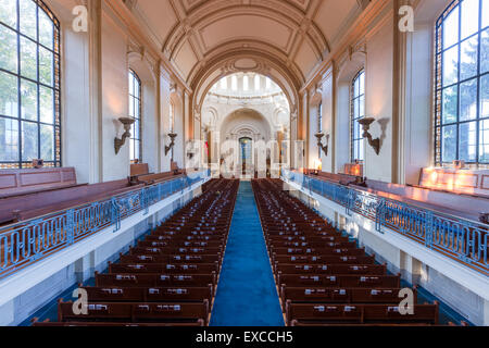 L'intérieur de l'Académie Navale chapelle à l'US Naval Academy à Annapolis, Maryland. Banque D'Images