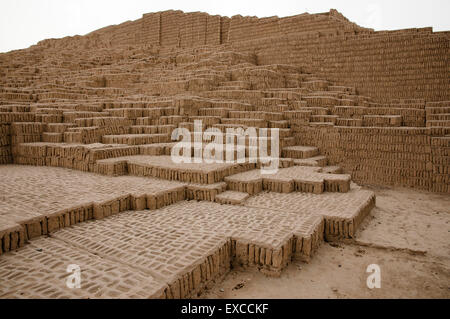 Huaca Pucllana - Lima - Pérou Banque D'Images