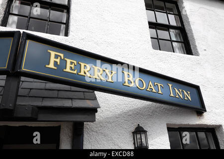 Le Ferry Inn dans Ullapool, Ecosse, Royaume-Uni Banque D'Images