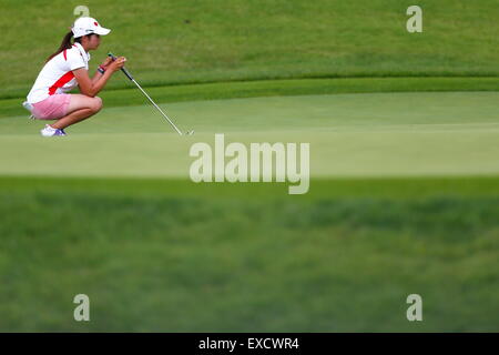 Gwangju, Corée du Sud. 10 juillet, 2015. Nene Tanno (JPN) Golf : La 28e Universiade d'été 2015 femmes de Gwangju ronde individuel 3 à Naju Gold Lake Country Club à Gwangju, Corée du Sud . © Sho Tamura/AFLO SPORT/Alamy Live News Banque D'Images