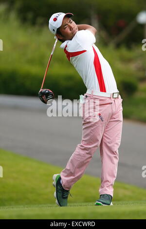 Gwangju, Corée du Sud. 10 juillet, 2015. Kazuki Higa (JPN) Golf : La 28e Universiade d'été 2015 Les hommes de Gwangju 3 Ronde à Naju Gold Lake Country Club à Gwangju, Corée du Sud . © Sho Tamura/AFLO SPORT/Alamy Live News Banque D'Images