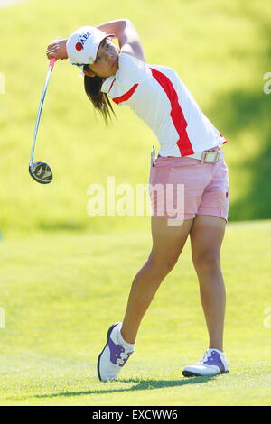 Gwangju, Corée du Sud. 10 juillet, 2015. Riko Inoue (JPN) Golf : La 28e Universiade d'été 2015 femmes de Gwangju ronde individuel 3 à Naju Gold Lake Country Club à Gwangju, Corée du Sud . © Sho Tamura/AFLO SPORT/Alamy Live News Banque D'Images