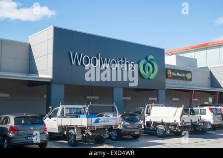 Supermarché Woolworths épicerie à Mona Vale,Sydney, Australie Banque D'Images