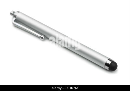 Stylet capacitif tactile isolated on white Banque D'Images