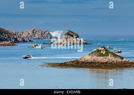 Bryher ; tête Shipman Îles Scilly ; UK Banque D'Images