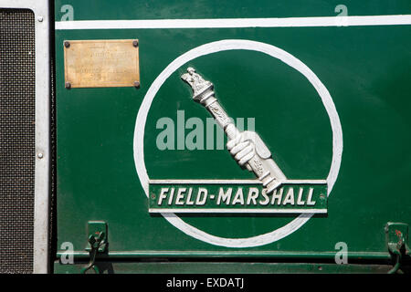 Field-Marshall logo du tracteur Banque D'Images