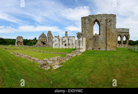 Abbaye Egglestone, Barnard Castle, comté de Durham Banque D'Images