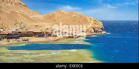 Blue Hole, Dahab, Mer Rouge, Egypte Banque D'Images