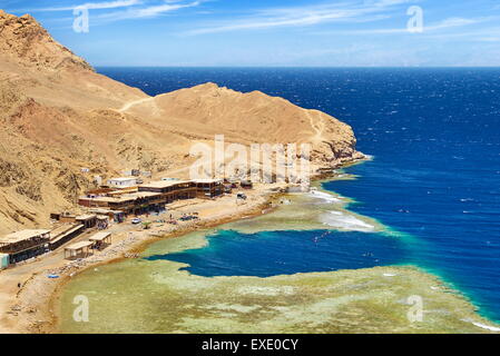 Blue Hole, Dahab, Mer Rouge, Egypte Banque D'Images