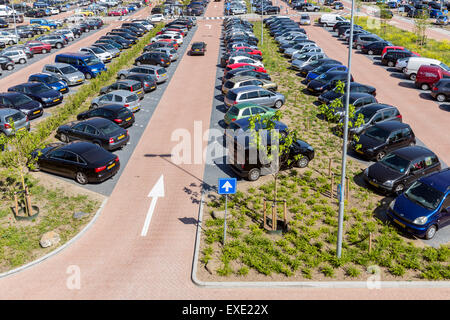 Vue aérienne de l'Hôpital d'Isala Zwolle, Pays-Bas Banque D'Images