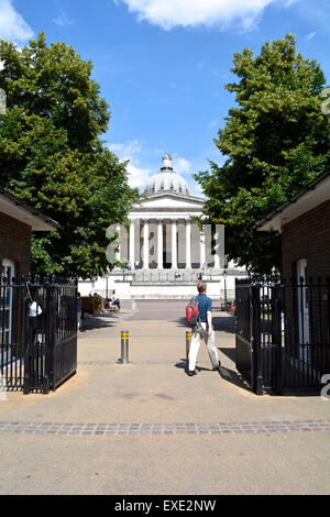 Entrée de l'UCL sur Gower Street, London, WC1E Banque D'Images