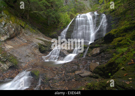 Moss Glen Falls, Stowe, VT Banque D'Images