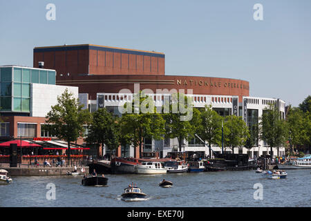 Bâtiment de la Nationale Opera & Ballet, Amsterdam, Hollande du Nord, Pays-Bas Banque D'Images