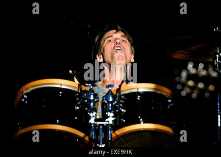 Kitchener, Ontario, Canada. 11 juillet, 2015. Groupe de rock américain Soundgarden effectuée à Big Music Fest à Kithener, de l'Ontario, les membres de la bande : CHRIS CORNELL, KIM THAYIL, BEN SHEPHERD, Matt Cameron © Igor Vidyashev/ZUMA/Alamy Fil Live News Banque D'Images