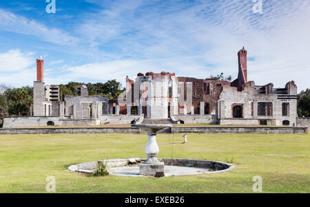 Dungenss ruines sur Cumberland Island, Géorgie Banque D'Images