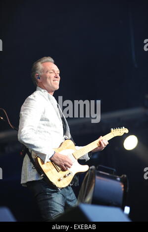 Gary Kemp et Spandau Ballet au Henley Henley 2015 Festival Festival est un festival annuel de musique et de la culture définie par la Tamise dans l'Oxfordshire. Banque D'Images