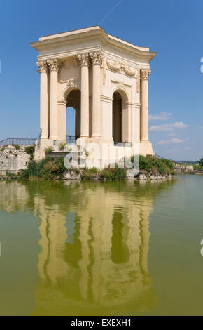 Le château d'eau ou château d'eau à Montpellier, Hérault , Languedoc-Roussillon, France, Europe Banque D'Images