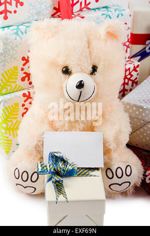 Boîte cadeau anniversaire Personne n Banque D'Images