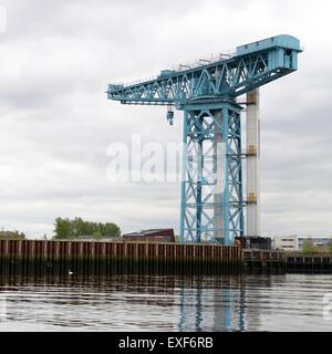 La grue Titan, Clydebank dans Glasgow, Écosse, Royaume-Uni Banque D'Images