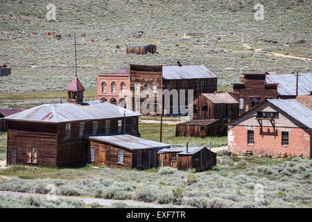 Bodie ghost town bâtiments à Bodie State Historic Park en Californie. Banque D'Images