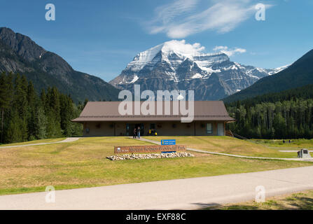 Plus haut sommet du mont Robson dans Canadian Rockies Banque D'Images