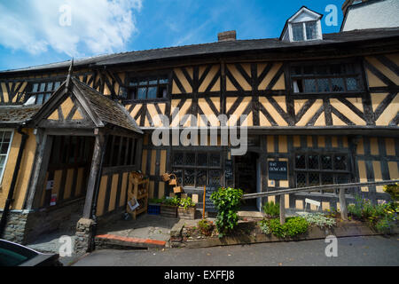 Le Porche Chambre à Bishop's Castle, le Shropshire. Banque D'Images