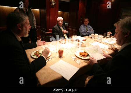 Du Vice-président Cheney, David Addington, et le personnel de la vice-présidence Banque D'Images