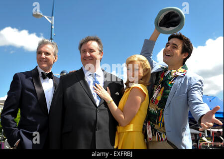 Filsde photocall à l'arène avec : Michael Praed, Mark Benton, Carley Stenson, Noel Sullivan Où : Birmingham, Royaume-Uni Quand : 12 mai 2015 Banque D'Images